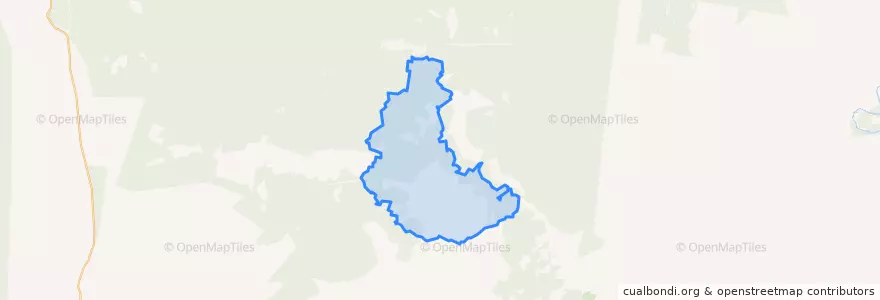 Mapa de ubicacion de Лапшинское сельское поселение.