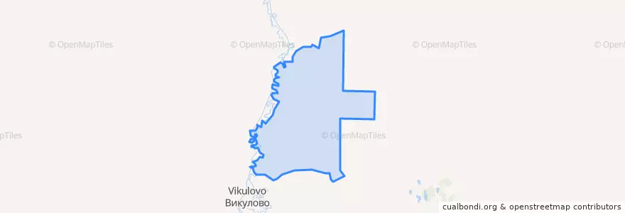 Mapa de ubicacion de Сартамское сельское поселение.