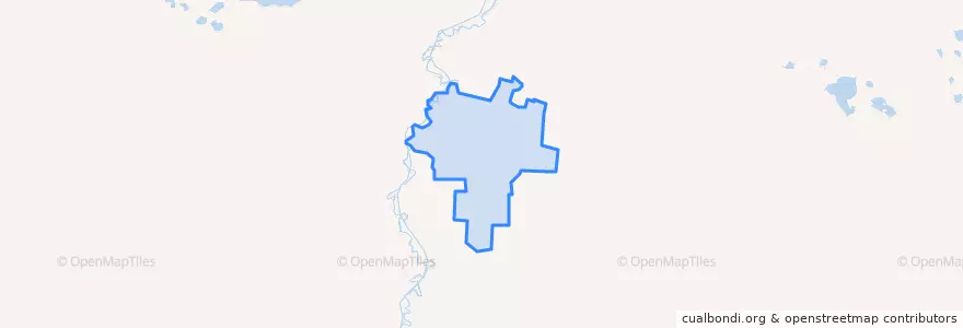 Mapa de ubicacion de Ермаковское сельское поселение.