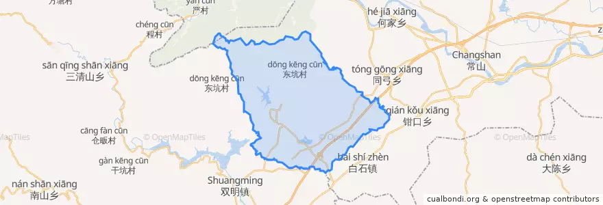 Mapa de ubicacion de 球川镇.