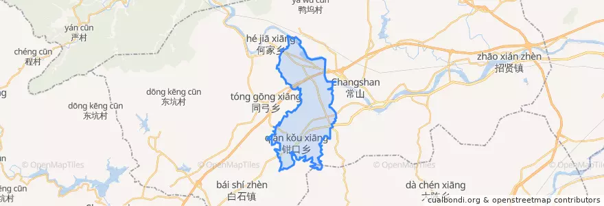 Mapa de ubicacion de 金川街道.