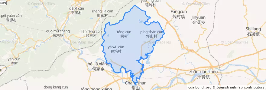 Mapa de ubicacion de 辉埠镇.