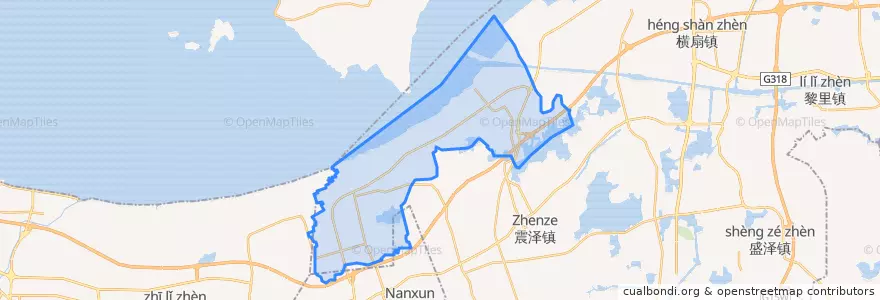 Mapa de ubicacion de 七都镇.
