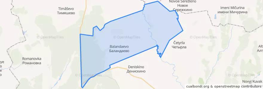 Mapa de ubicacion de сельское поселение Туарма.
