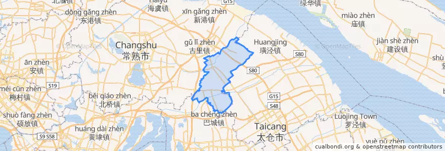 Mapa de ubicacion de 支塘镇.
