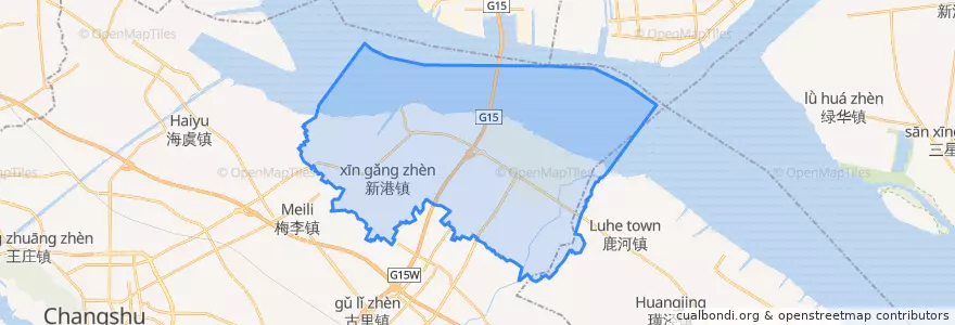 Mapa de ubicacion de 碧溪街道.