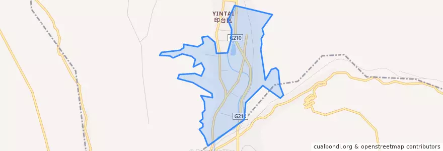 Mapa de ubicacion de Sanlidong Subdistrict.