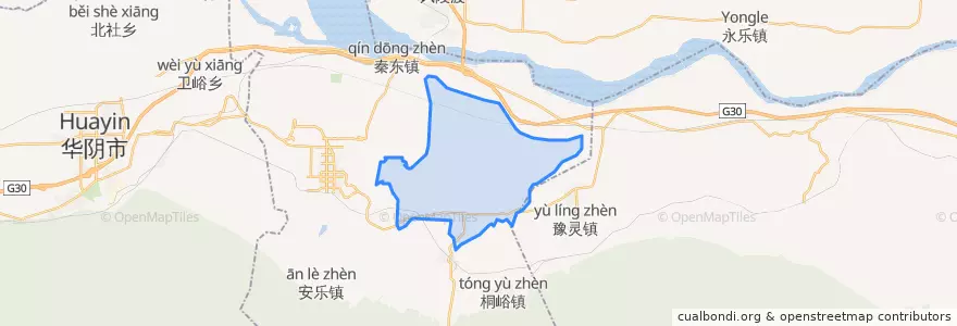 Mapa de ubicacion de 代字营镇.