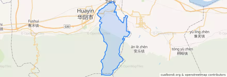 Mapa de ubicacion de 孟塬镇.
