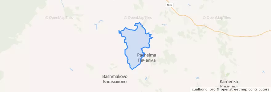 Mapa de ubicacion de Шейнский сельсовет.