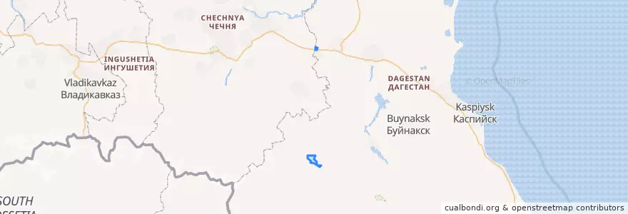 Mapa de ubicacion de сельсовет Цолодинский.