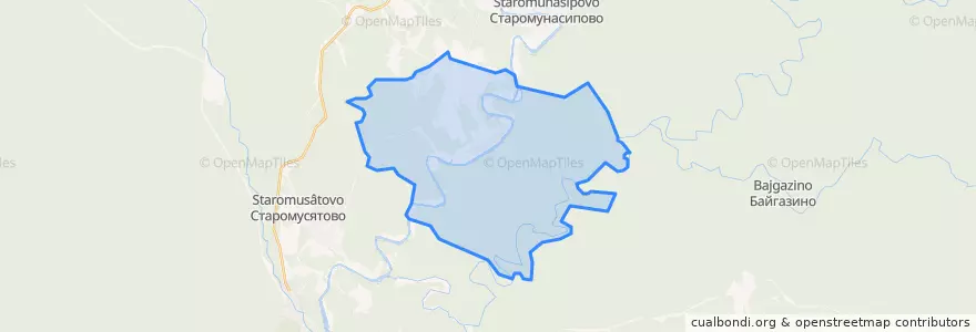 Mapa de ubicacion de Тимировский сельсовет.