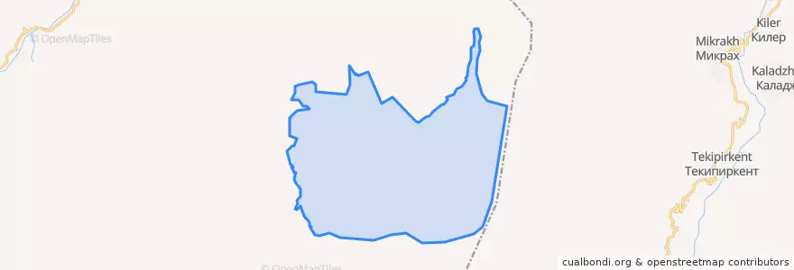 Mapa de ubicacion de сельское поселение Село Ухул.