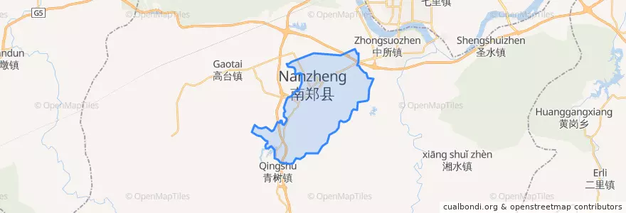 Mapa de ubicacion de 汉山街道.