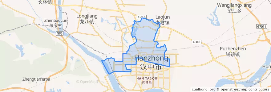 Mapa de ubicacion de 北关街道.