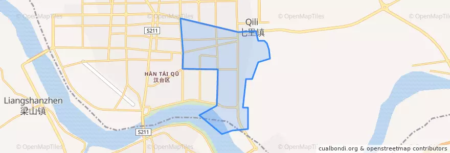 Mapa de ubicacion de 东关街道.