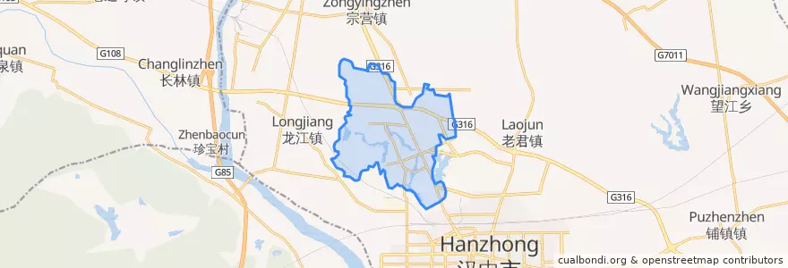 Mapa de ubicacion de Xinyuan Subdistrict.