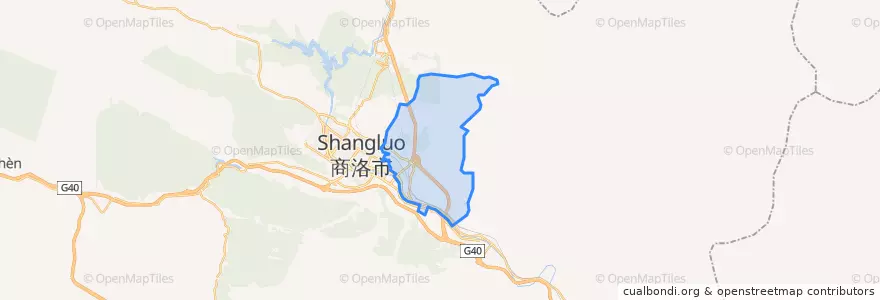 Mapa de ubicacion de 大赵峪.