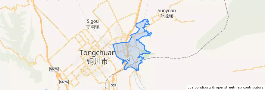 Mapa de ubicacion de Yong'anlu.
