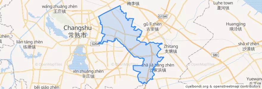 Mapa de ubicacion de 古里镇.