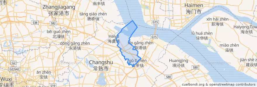 Mapa de ubicacion de 梅里镇.