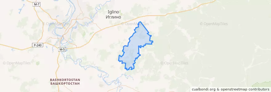 Mapa de ubicacion de Кальтовский сельсовет.