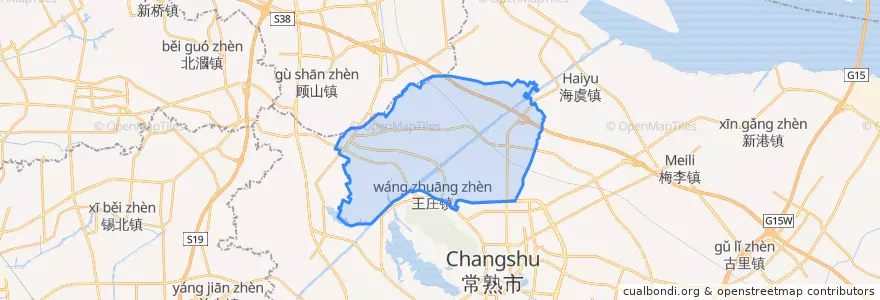 Mapa de ubicacion de 常福街道.