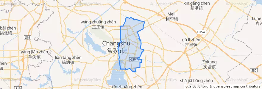 Mapa de ubicacion de 琴川街道.