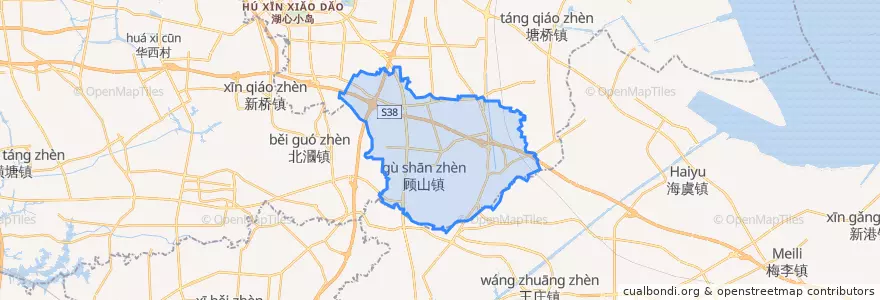 Mapa de ubicacion de 凤凰镇.