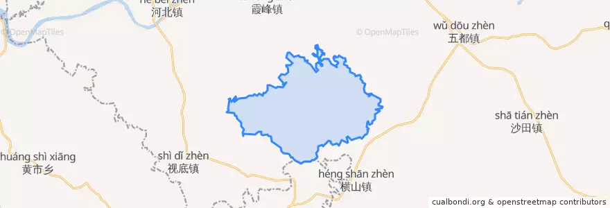 Mapa de ubicacion de 少阳乡.