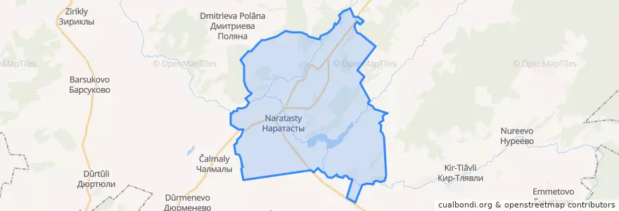 Mapa de ubicacion de Шаранский сельсовет.
