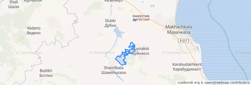 Mapa de ubicacion de сельсовет Эрпелинский.