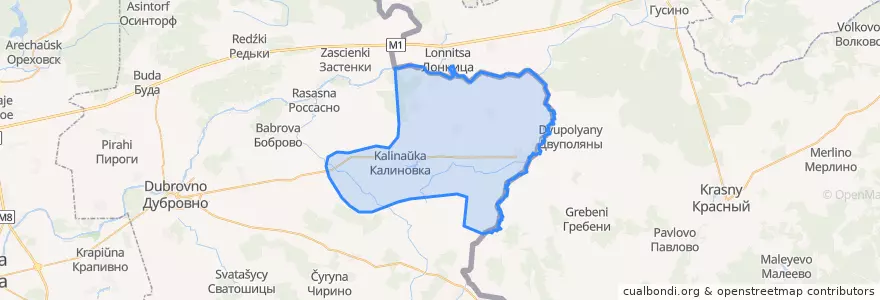 Mapa de ubicacion de Волевковский сельский Совет.