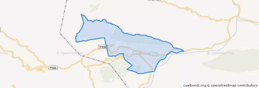 Mapa de ubicacion de сельское поселение Село Чалда.
