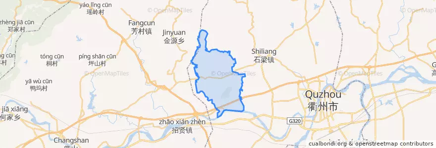 Mapa de ubicacion de 沟溪乡.