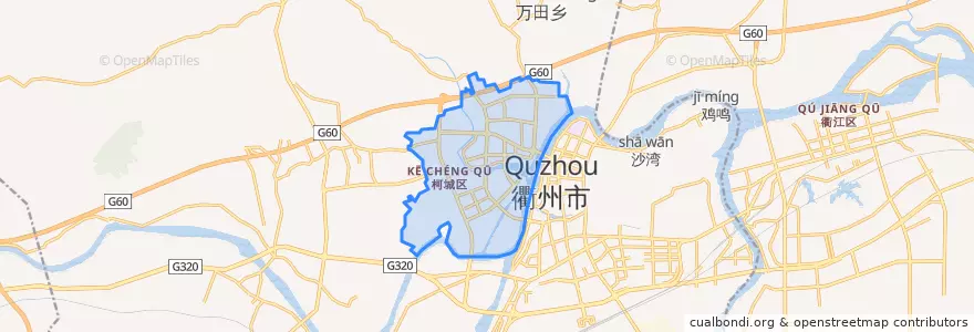 Mapa de ubicacion de 白云街道.