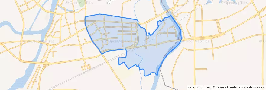 Mapa de ubicacion de 新新街道.