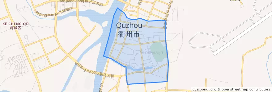 Mapa de ubicacion de 府山街道.