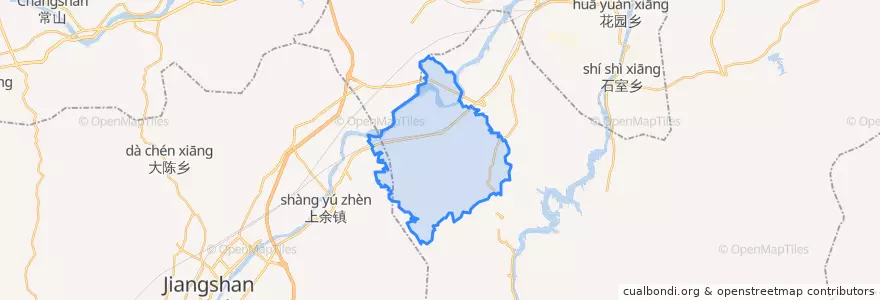 Mapa de ubicacion de 后溪镇.