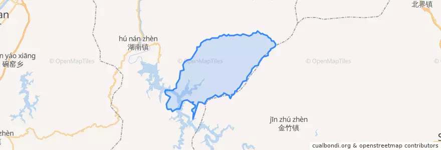 Mapa de ubicacion de 举村乡.