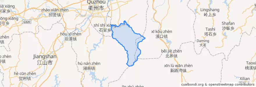 Mapa de ubicacion de 大洲镇.