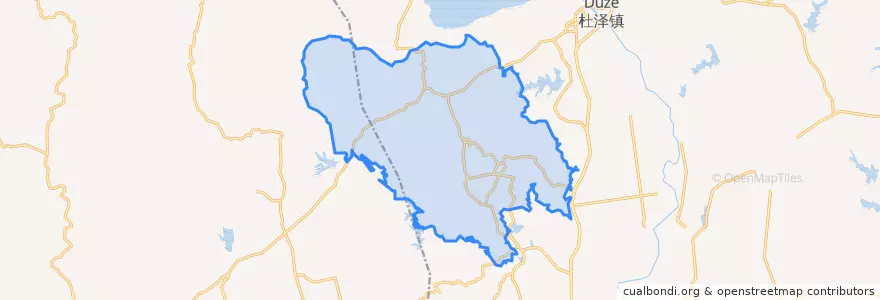 Mapa de ubicacion de 周家乡.
