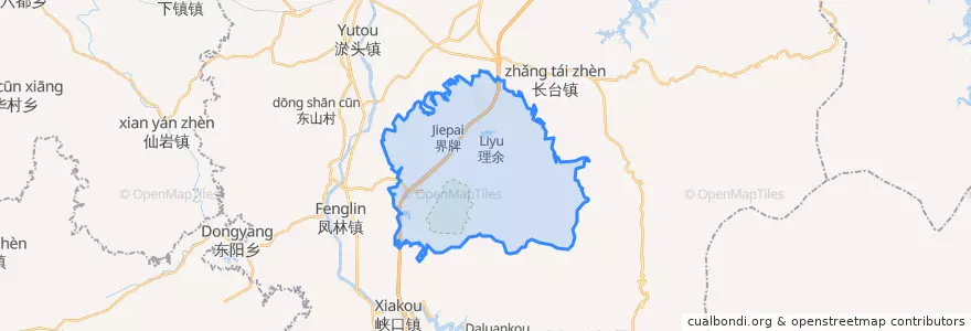 Mapa de ubicacion de 石门镇.