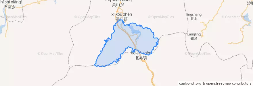 Mapa de ubicacion de 沐尘畲族乡.
