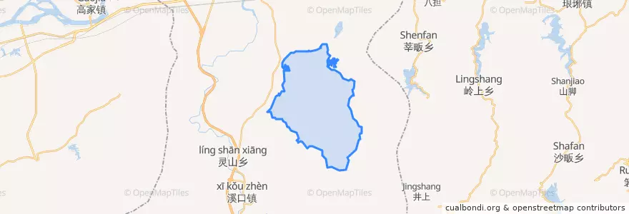 Mapa de ubicacion de 罗家乡.
