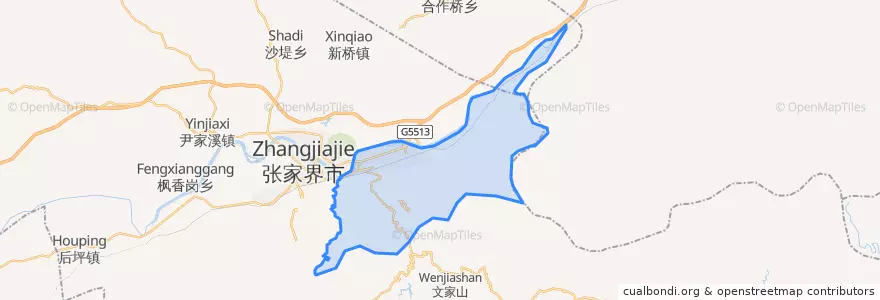 Mapa de ubicacion de 西溪坪街道.