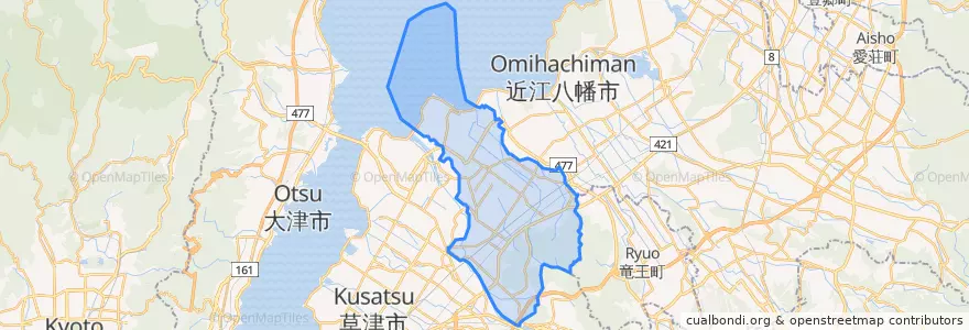 Mapa de ubicacion de Yasu.