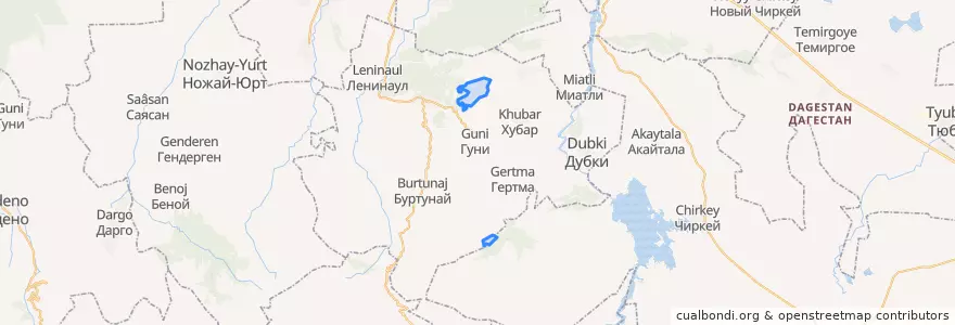 Mapa de ubicacion de сельское поселение Село Гостала.