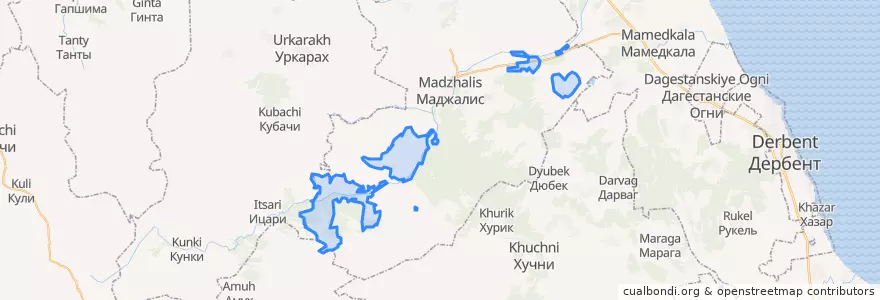 Mapa de ubicacion de сельсовет Шилягинский.