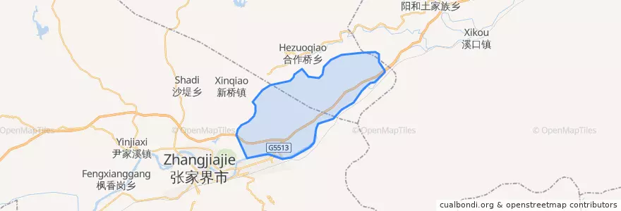 Mapa de ubicacion de 阳湖坪街道.